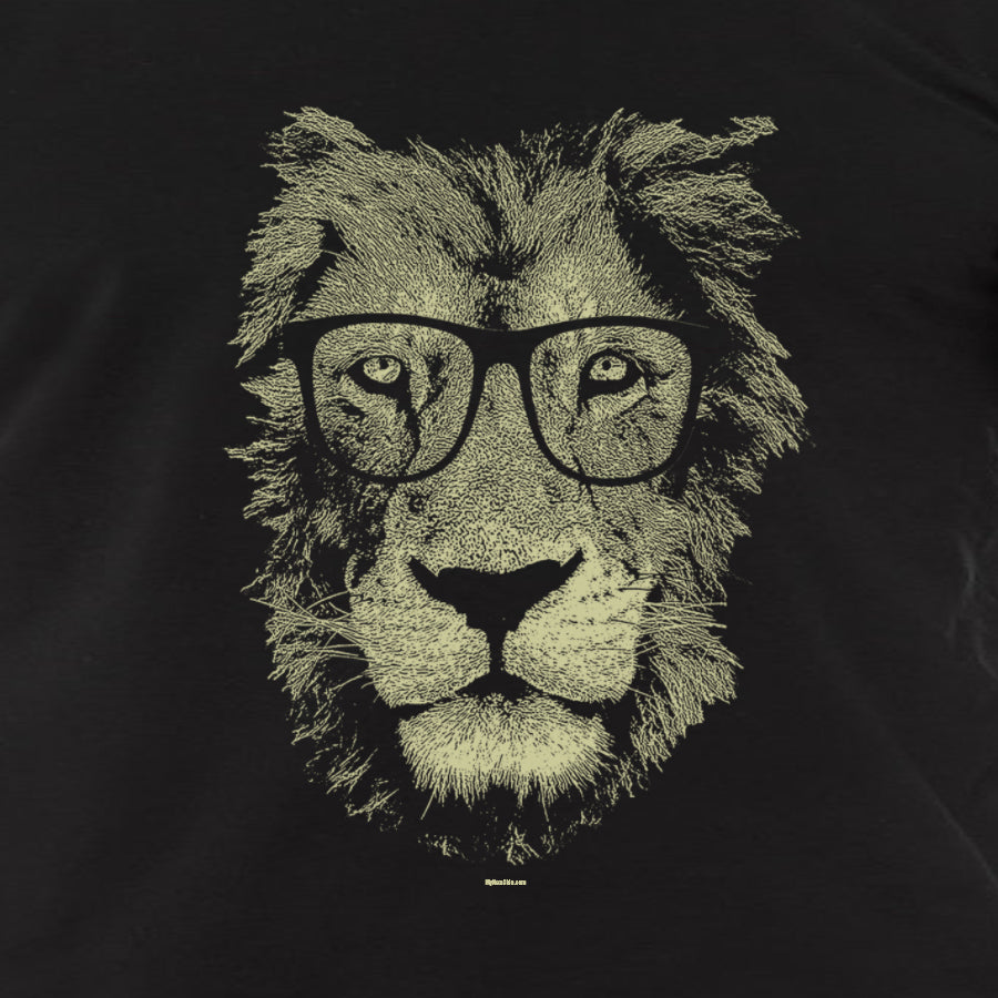 Lion Wearing Glasses Long Sleeve