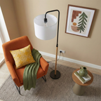 Lior Floor Lamp Wooden Pole