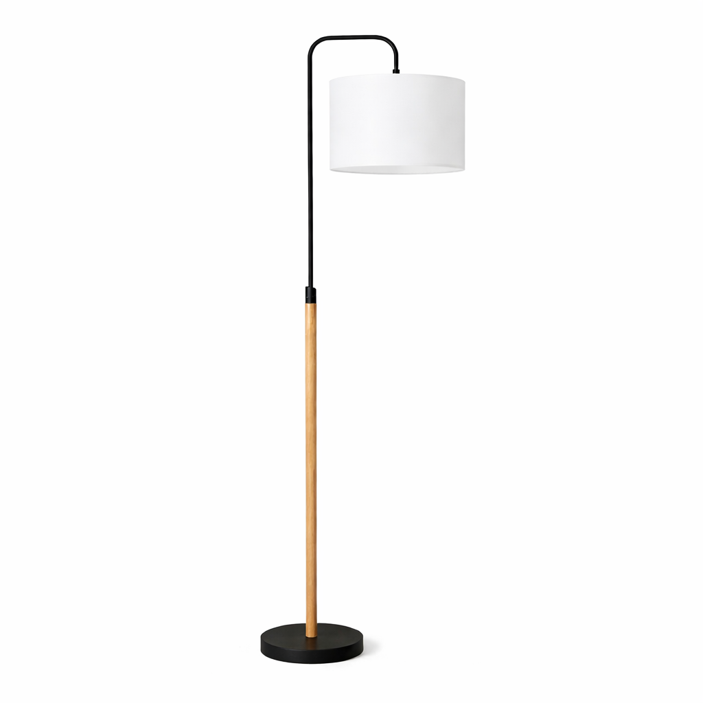 Lior Floor Lamp Wooden Pole