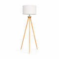 Lirios Three Legged Wooden Strip Floor Lamp - Natural