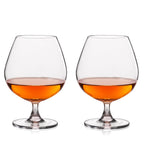 Raye Crystal Wingback Brandy Glasses Set of 2