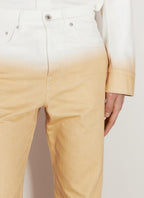 Lanvin Men Gradient-Effect Twisted Jeans