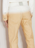 Lanvin Men Gradient-Effect Twisted Jeans