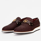 The Legacy Burgundy Leather Men Casual Loafer Shoe