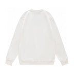LOEWE L Intarsia Wool Sweater White/Green