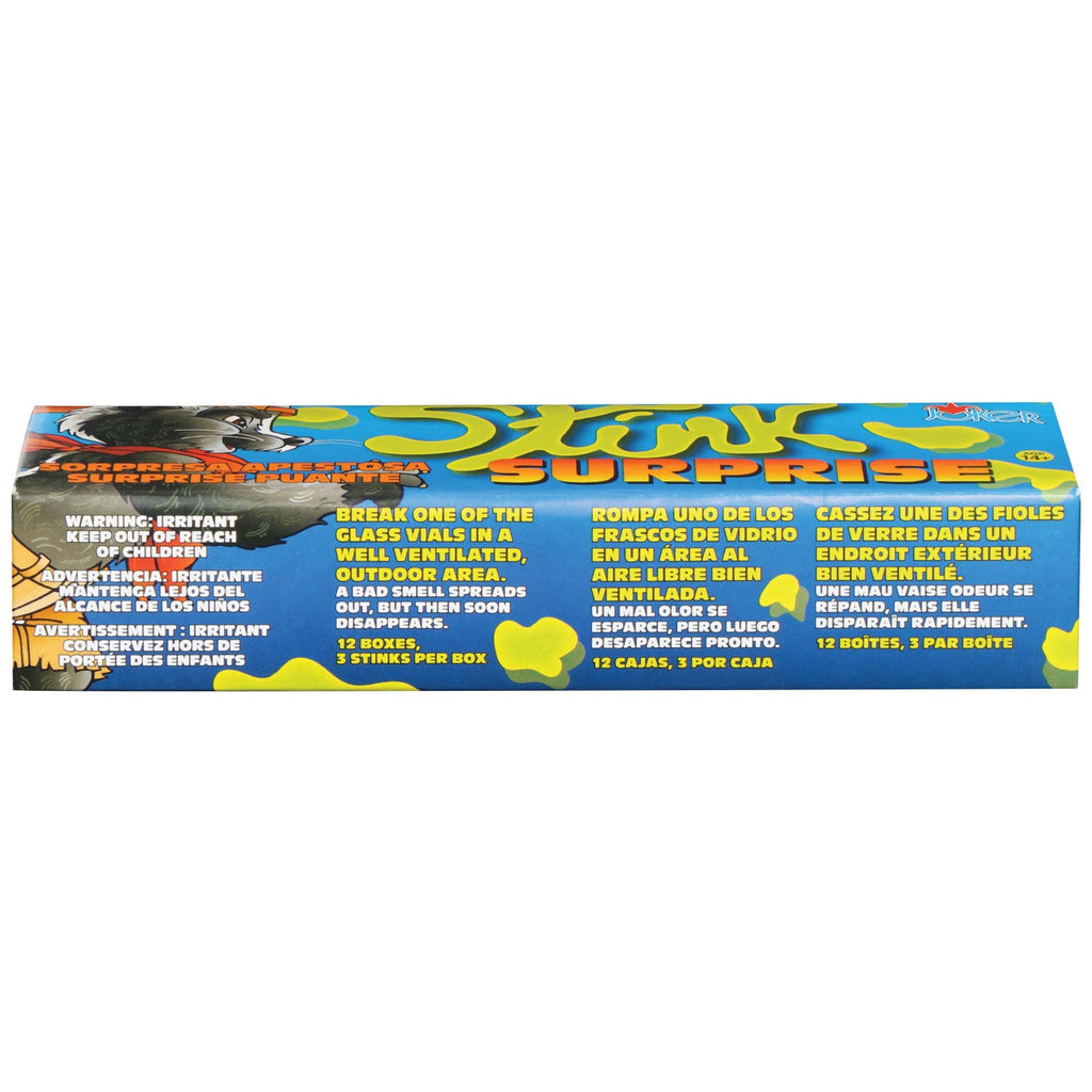 🦨 216 Skunk Glass Stink Bombs 💣 6 Retail Display Cases | Fart Prank Joke Gag💨