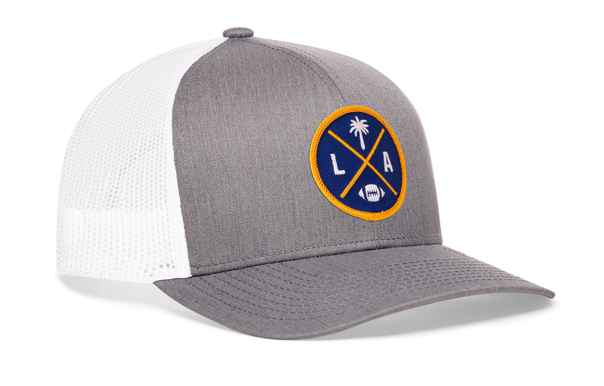 Los Angeles Football Trucker Hat  |  Dark Blue LA X Snapback