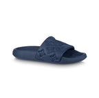LOUIS VUITTON Waterfront Slide Slippers Men's Navy