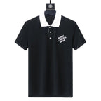Louis Vuitton White T-Shirt with Collar