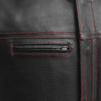 Lowrider Perforated Men's Leather Vest