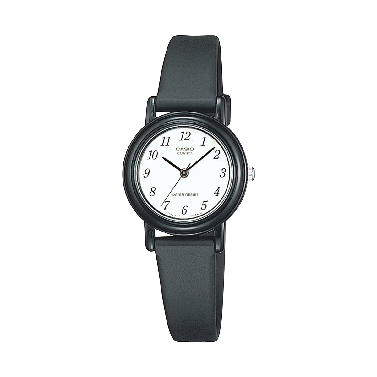 Casio Women's Black & White Analog Classic Watch - LQ-139B-1BMQ
