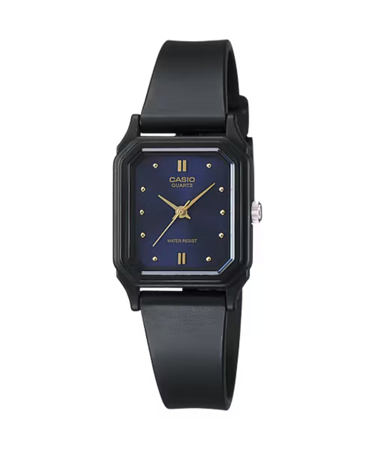 Casio Women's Black Watch with Blue Dial - LQ-142E-2A