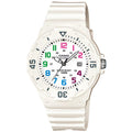 Casio Women's White Dive-Style Analog Watch with Multicolor Dial - LRW-200H-7BV