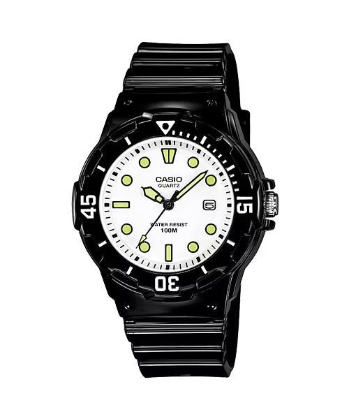 Casio Women's Black Watch with White Dial Ð LRW-200H-7E1V