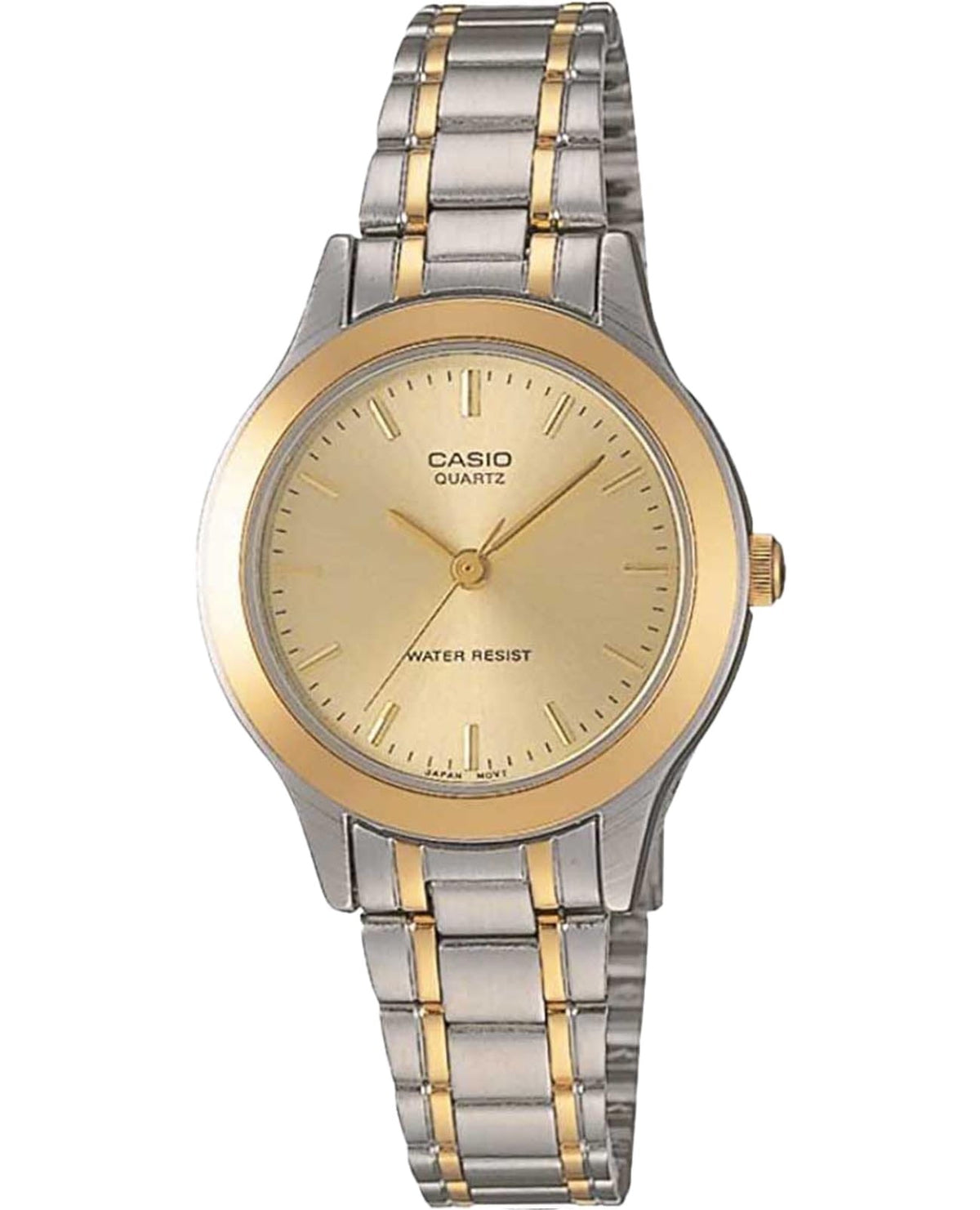 Casio Women's Gold Dial Two-Tone Stainless Steel Watch - LTP-1128G-9A