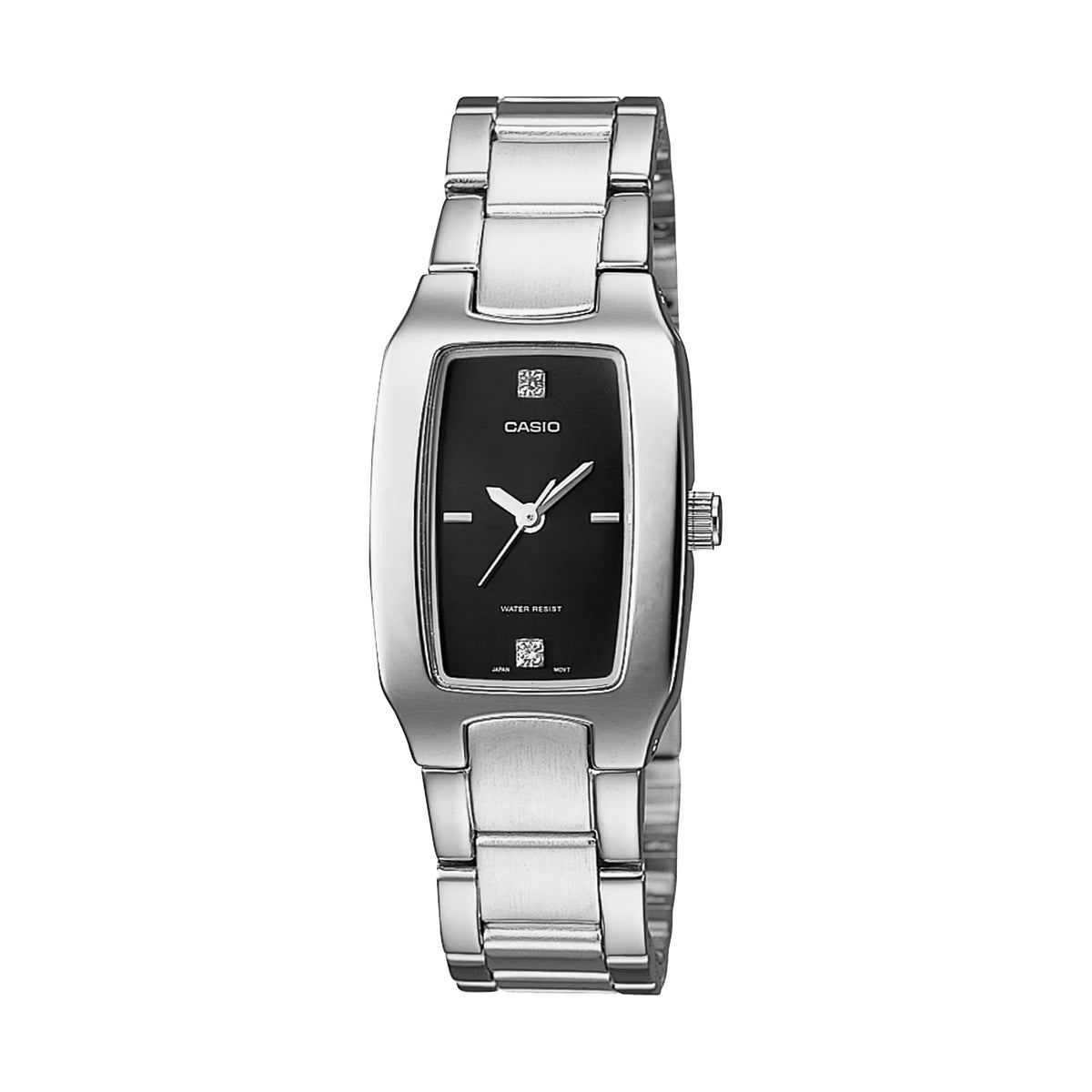 Casio Women's Classic Black-Dial Stainless Steel Watch - LTP-1165A-1C
