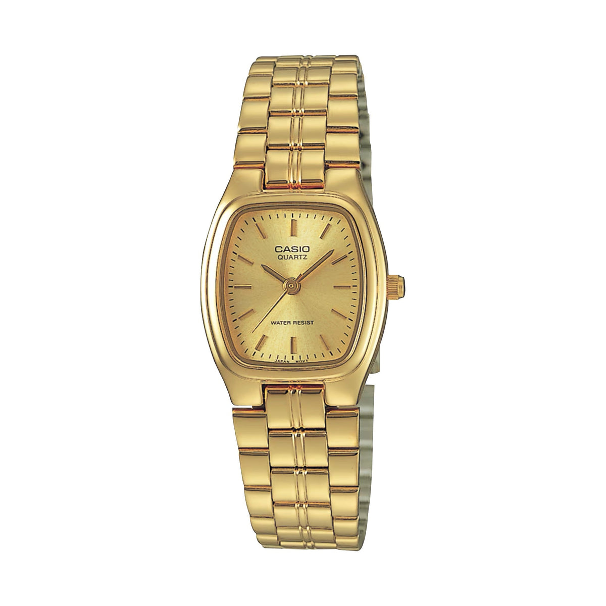 Casio Women's Gold-Tone Stainless Steel Watch with Gold Dial - LTP-1169N-9A