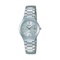 Casio Women's Silver Dial Analog Watch with Stainless Steel Bracelet - LTP-1170A-7A