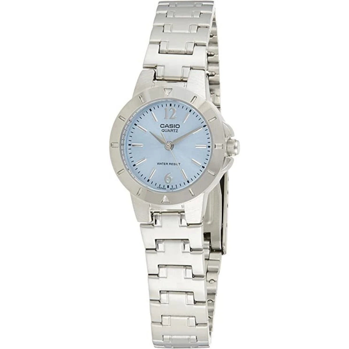 Casio Women's Stainless Steel Watch Light Blue Dial - LTP-1177A-2A
