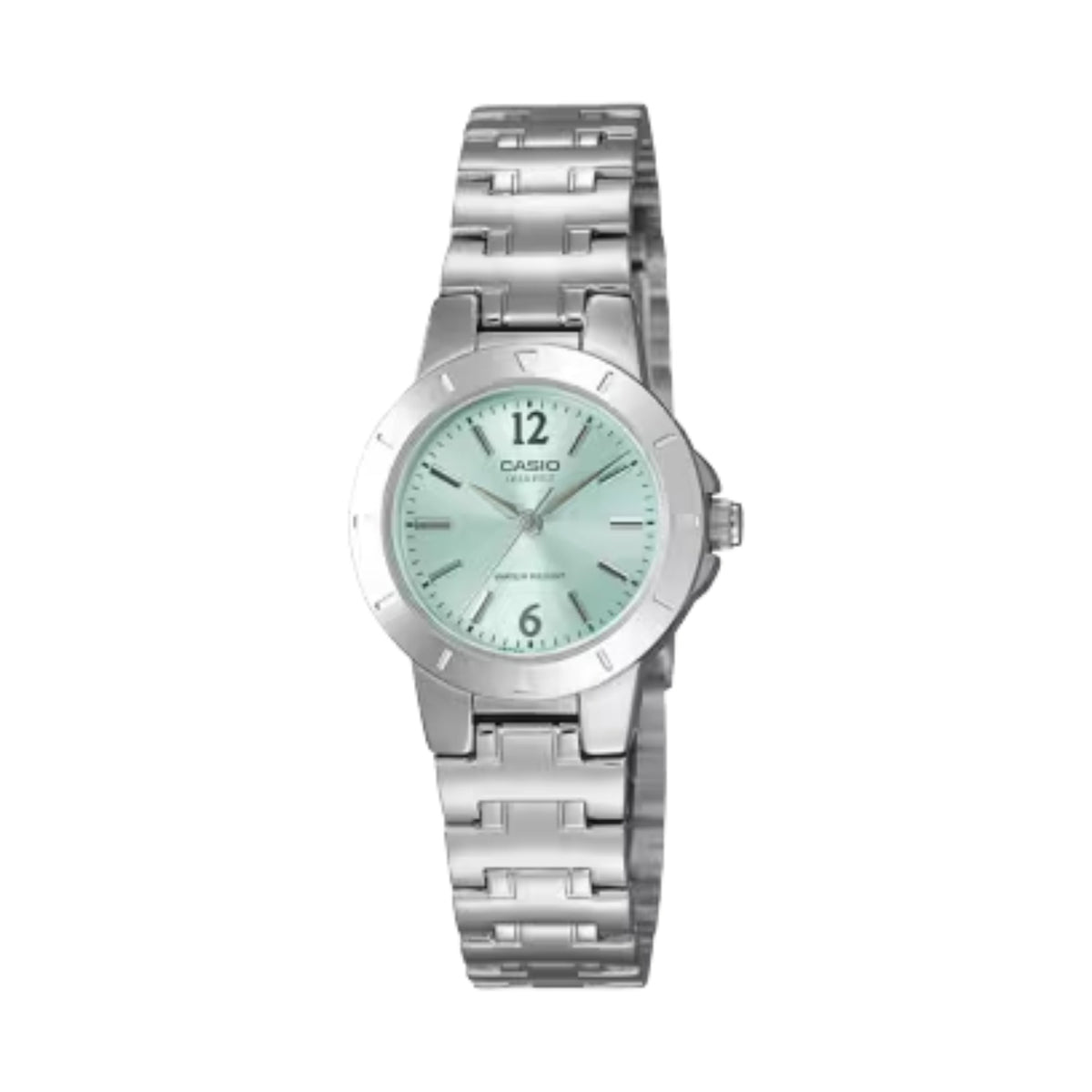 Casio Women's Stainless Steel Watch Seafoam Green Dial - LTP-1177A-3A