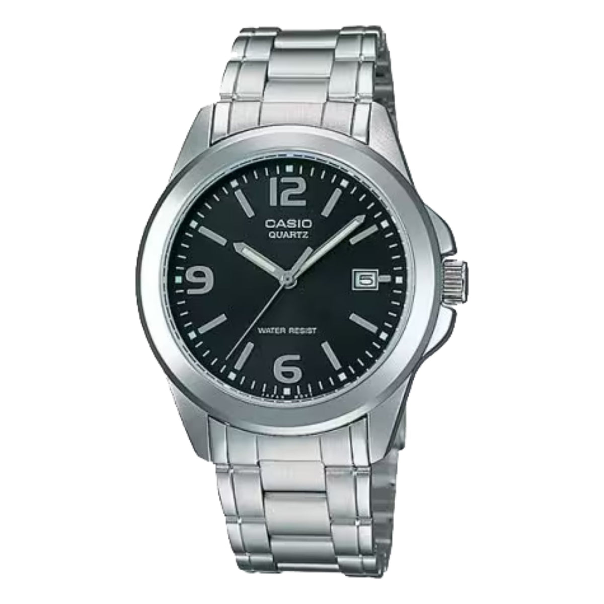 Casio Women's Black Dial Stainless Steel Bracelet Watch - LTP-1215A-1A