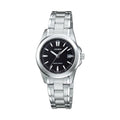 Casio Women's Black Dial Stainless Steel Bracelet Watch - LTP-1215A-1A2D