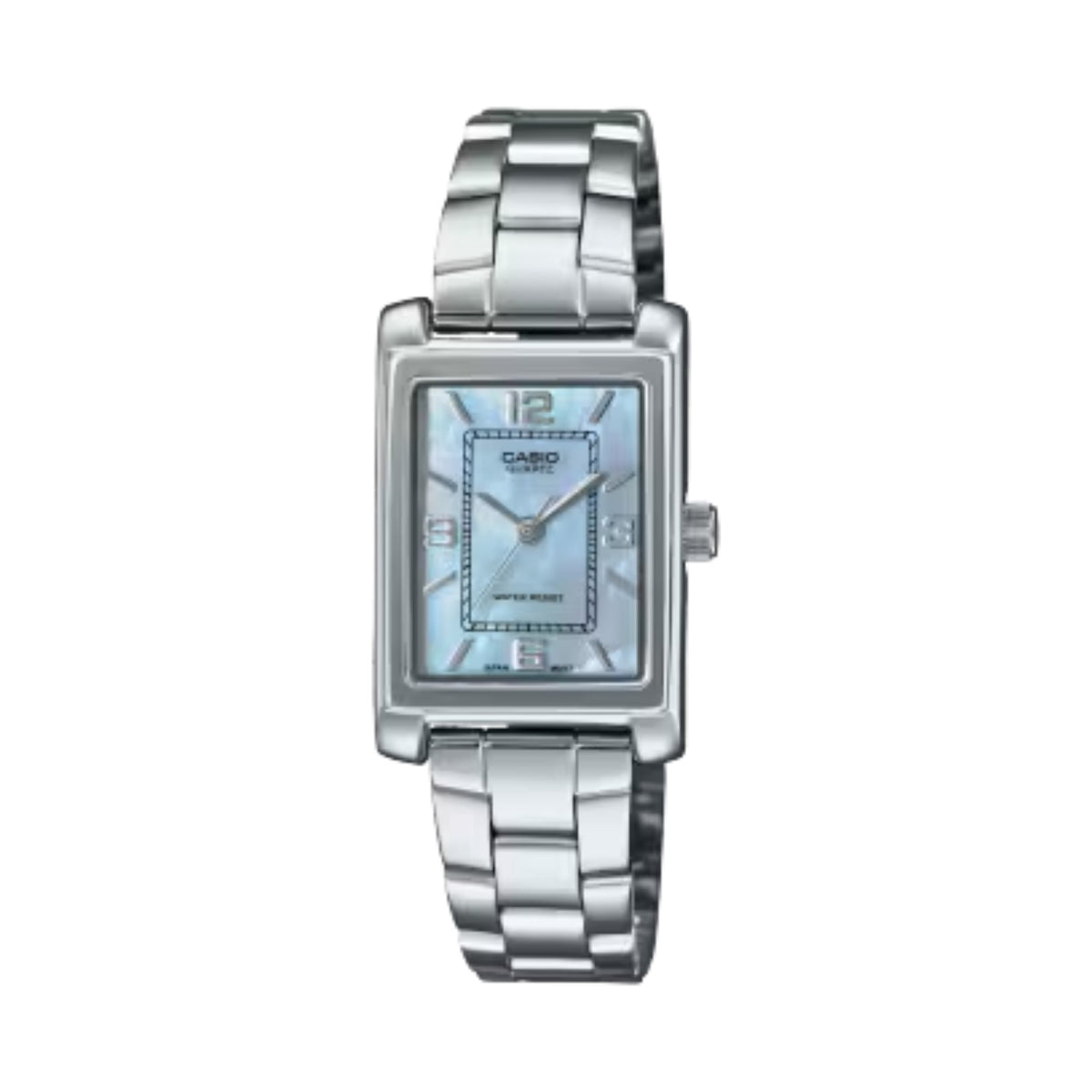 Casio Women's Stainless Steel Blue Mother of Pearl - LTP-1234DS-2ADF