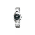 Casio Women’s Black Dial Stainless Steel Bracelet Analog Watch - LTP-1241D-1A