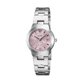 Casio Women’s Pink Dial Analog Watch with Stainless Steel Bracelet - LTP-1241D-4A