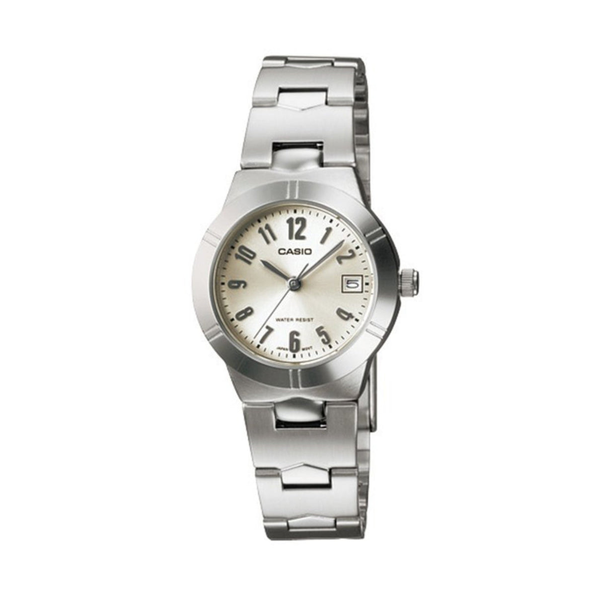 Casio Women's Champagne Dial Analog Watch with Stainless Steel Bracelet - LTP-1241D-7A2D