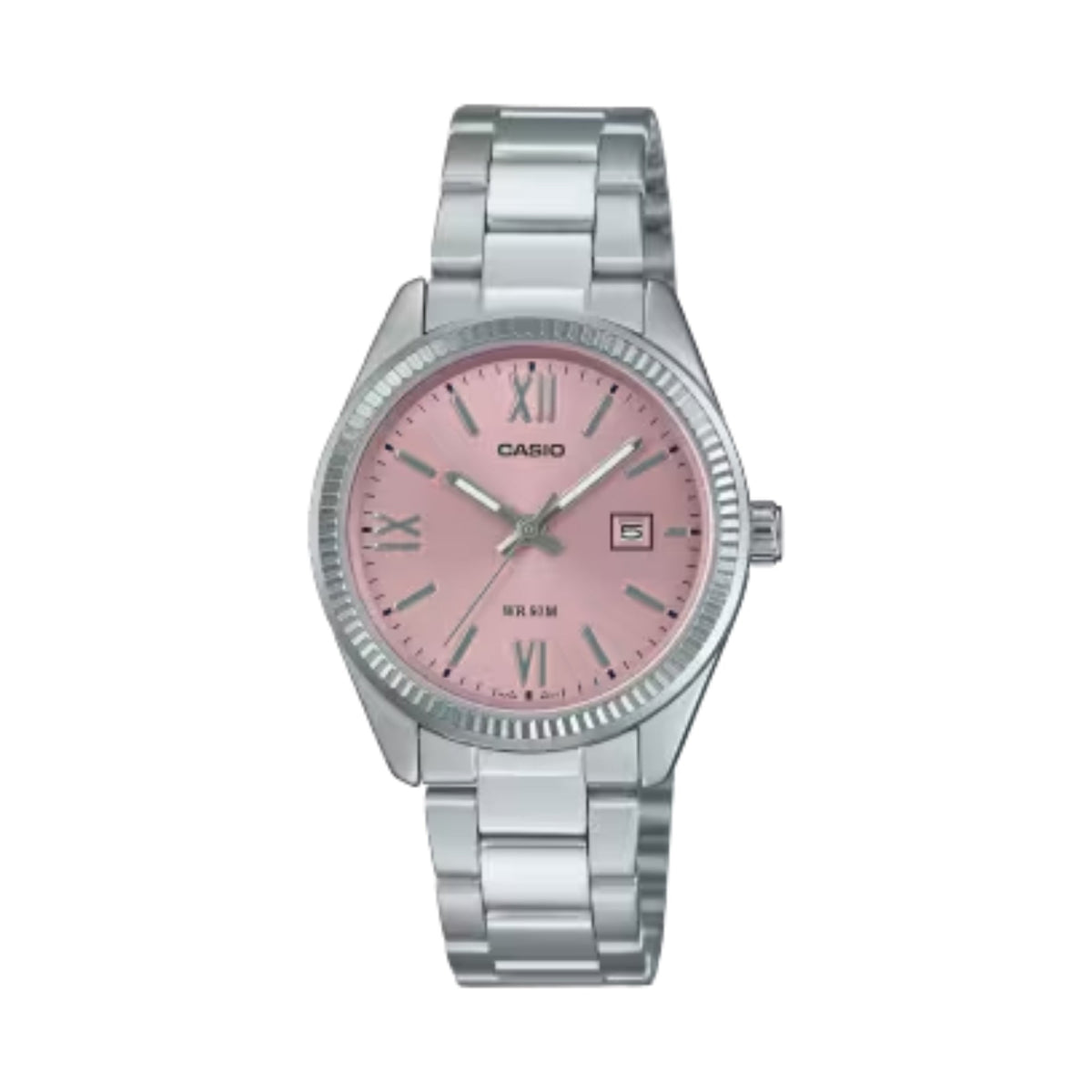 Casio Women's Stainless Steel Analog Watch Pink Dial - LTP-1302DD-4A1VDF