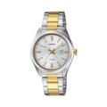 Casio Women’s White Dial Two Tone Stainless Steel Wristwatch - LTP-1302SG-7AVDF