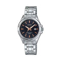 Casio Women’s Analog Black Dial Stainless Steel Bracelet Watch - LTP-1308D-1A2V