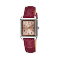 Casio Women's Pink Dial Red Leather Classic Analog Watch - LTP-B150LA-4B2DF