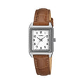 Casio Women's White Dial Brown Leather Classic Analog Watch - LTP-B150LA-8BDF