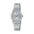 Casio Women’s Analog Silver Dial Watch with Steel Bracelet - LTP-V002D-7B3UDF