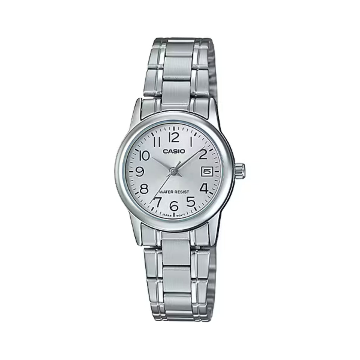 Casio Women’s Silver Date Watch - LTP-V002D-7BUDF