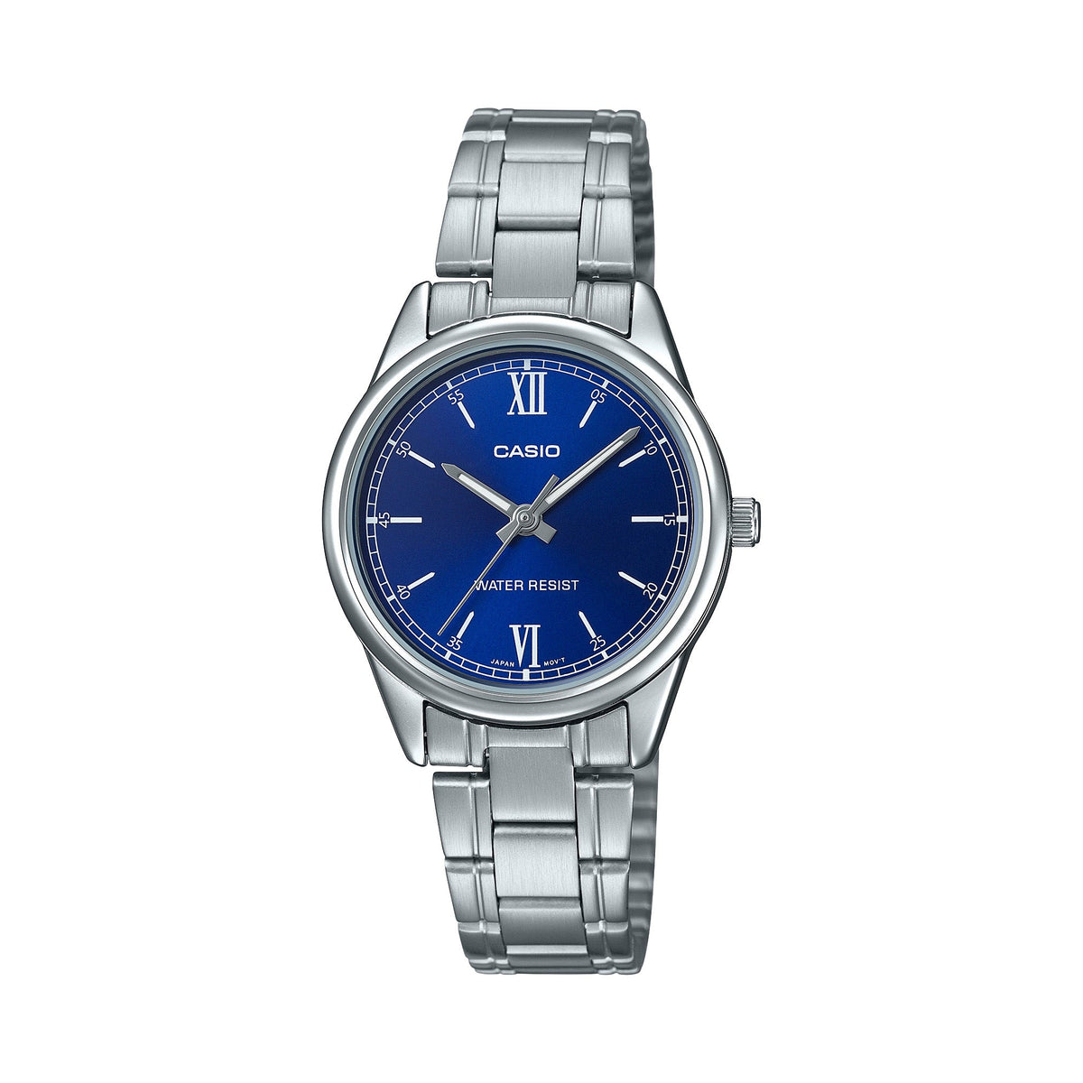 Casio Women's Blue Dial Stainless Steel Bracelet Watch - CasioÊLTP_V005D_2B2UDF