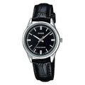 Casio Women's Classic Black Dial Leather Strap Analog Watch - LTP-V005L-1AUDF