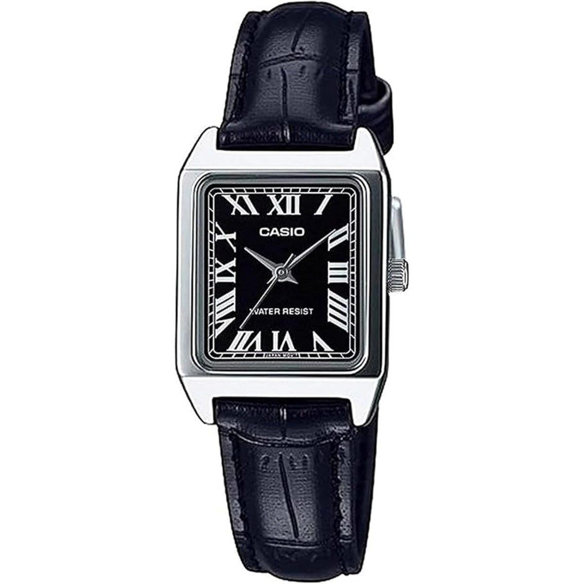Casio Women's Black Analog Watch with Black Dial - LTP-V007L-1BUDF