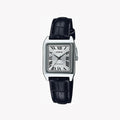 Casio Women's Black Analog Watch with Silver Dial - LTP-V007L-7B1UDF