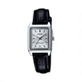 Casio Women's Black Analog Watch with White Dial - LTP-V007L-7E1UDF