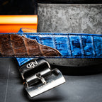 Luciano Belt Navy / Brown