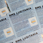 Lusitania Deck Chair - Card Display