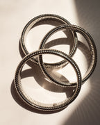 Flex Snake Chain Bracelet- Set of 3 (12mm wide)- Silver