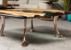 Luxury Epoxy Resin River Walnut Coffee Table | Osso Collection