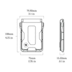 M1 Maverick™ Bifold Wallet - 4 Pocket Bifold Leather
