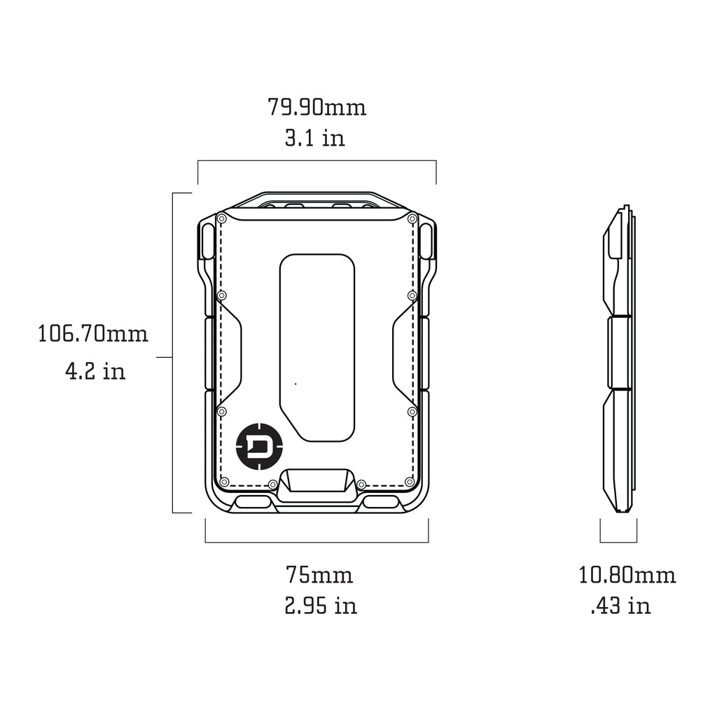 M1 Maverick™ Wallet - Spec-Ops - Single Pocket DTEX