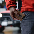 M1 Maverick™ Wallet - Special Edition - Slate Grey - Single Pocket Leather
