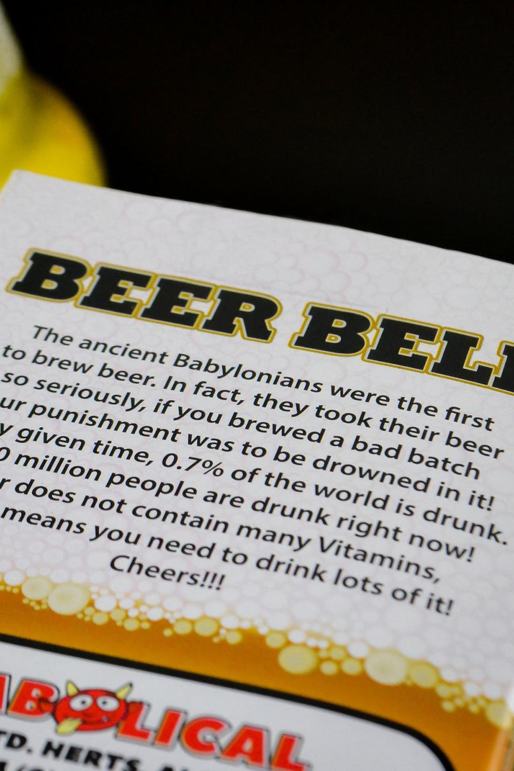 Golden "Ring for Beer" Hand Bell – Hilarious Bar & Pub Gag Gift! 🍻🔔